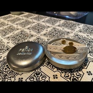 Authentic Fendi leather bracelet